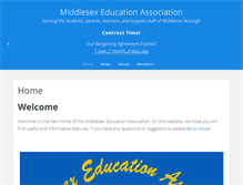 Tablet Screenshot of middlesexea.org